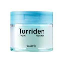 Torriden Увлажняющие многофункциональные пэды DIVE IN Low Molecular Hyaluronic Acid Multi Pad