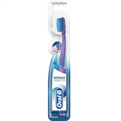 Щетка Зубная Oral-B Бережная Забота(Экстра Мягкая) (1шт)