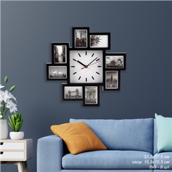 Часы-фоторамка настенные / R8268A /уп 12/ 8 фото