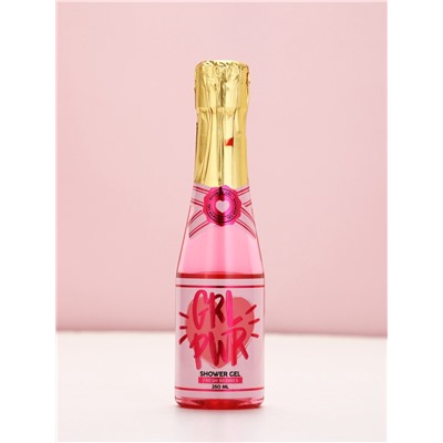 Подарочный набор GRL, гель для душа шампанское и бомбочки для ванны, Чистое Счастье
