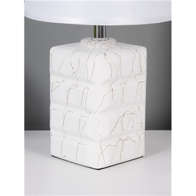 Лампа настольная RISALUX «Луминель» E14, 1×40 Вт, белая