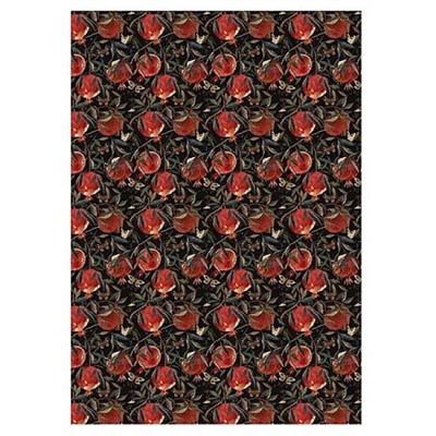 Бумага упаковочная  70х100 см 80 г/м2 "FLORA.ГРАНАТ" 2-811/06 Bruno Visconti