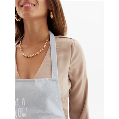 Фартук Этель Let it snow, 60×70 см, 100% хлопок, саржа 190 г/м²