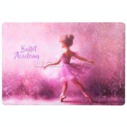 Накладка на стол "Ballet Academy" 43x29 см, пластиковая 500 мкм, матовая полупрозрачная