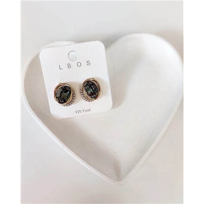 Серьги с кристаллами Swarovski