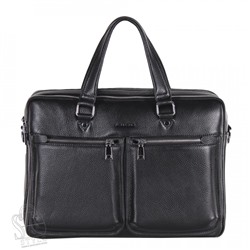 Портфель мужской кожаный 2094BSH black Heanbag
