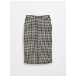 Юбки CONTE LU 1414 Юбка прямого силуэта в «гусиную лапку»