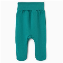 Ползунки детские MINAKU New Year's cars, рост 74-80 см, зелёные