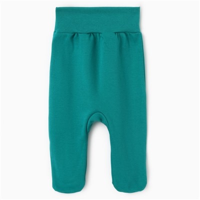 Ползунки детские MINAKU New Year's cars, рост 74-80 см, зелёные