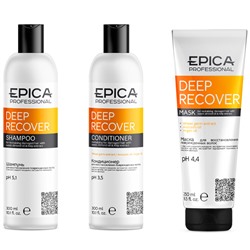 EPICA Набор Deep Recover (шампунь 300мл + кондиционер 300мл + маска 250мл)