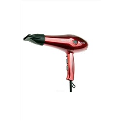 Dewal Профессиональный фен для волос / Forsage 03-106 Red, красный, 2200 Вт KRISTALLER, 1106457