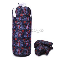 Набор детский игровой (перчатки, груша 60 см.) Оксфорд (путешествие)