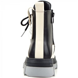 8954-6L черн/беж Ботинки деми для девочек (32-37)/8