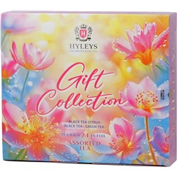 HYLEYS. 8 марта. Gift Collection. Набор Цветы (синий) карт.упаковка, 24 пак.