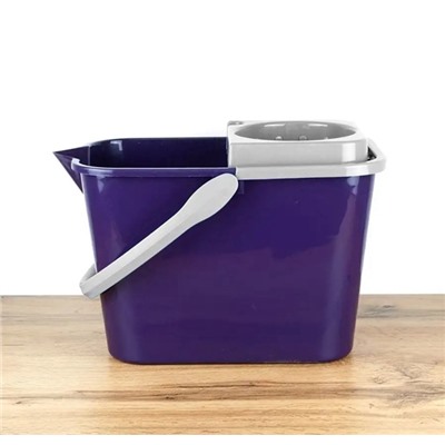 Ведро 10 л с отжимом для мытья пола #23045131