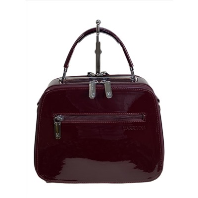Женская сумка из искусственной кожи, цвет бордовый