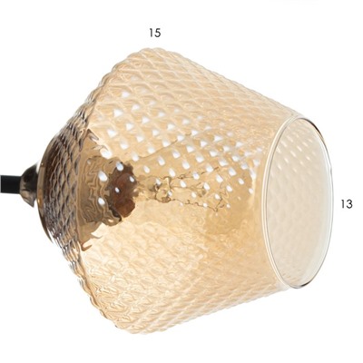 Люстра «Изота» 3хE27 40 Вт черный 38×38×28 см BayerLux