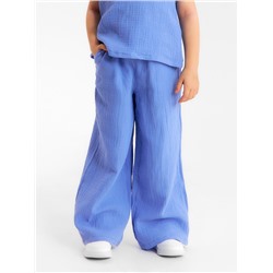 Брюки из муслина для девочки KAFTAN, рост 104 см, фиолетовые