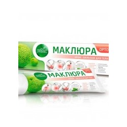 Маклюра Орто+ крем-бальзам при болях в суставах и отложении солей