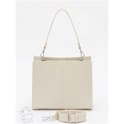 Сумка женская кожаная 9320TH white Polina&Eiterou  в Новосибирске