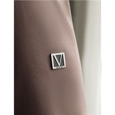 Лонгслив с воротником поло на пуговицах из премиального хлопка с эластаном