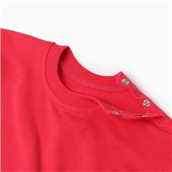 Комбинезон детский MINAKU, рост 56-62 см, малиновый