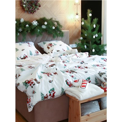 Постельное бельё 1.5-спальное «Этель. Новогодний лес», поплин