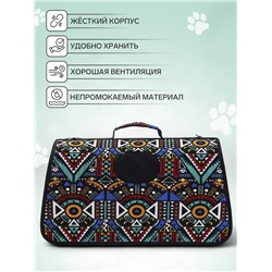 Сумка - переноска для животных «Иллюзия», размер L, 53×21×29 см