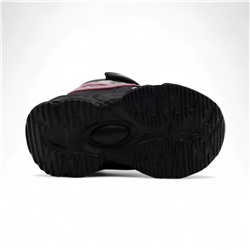 Кроссовки детские высокие С8666-11 черные