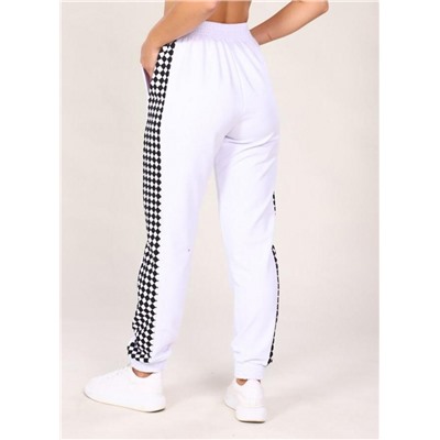 Брюки "Шашки" (Белый)