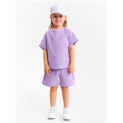 Шорты из муслина для девочек KAFTAN, рост 98 см, лиловые
