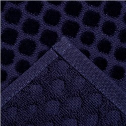 Полотенце махровое Love Life «Комфорт» 70×140 см, темно-синий, 100% хл, 500 г/м²