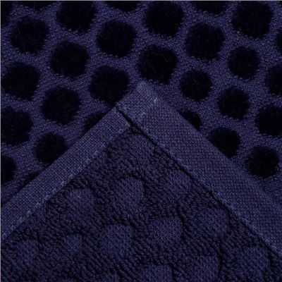 Полотенце махровое Love Life «Комфорт» 70×140 см, темно-синий, 100% хл, 500 г/м²