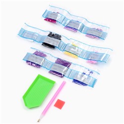 Термостакан детский «Змея», с вставкой из алмазной мозаики, 450 мл