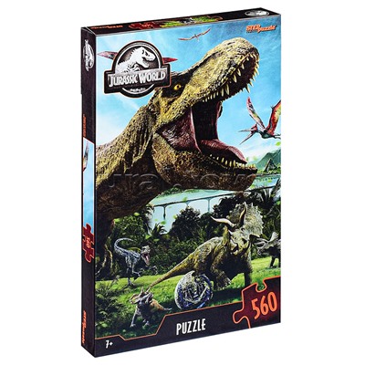 Пазлы 560 "Парк юрского периода" (Universal Pictures)