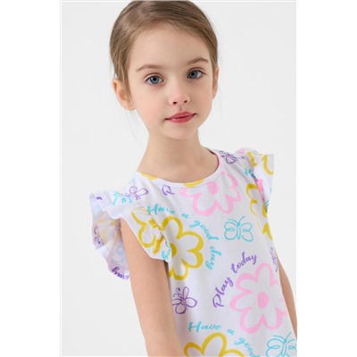 Пижама трикотажная для девочек PLAYTODAY, 1240909