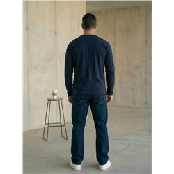 Лонгслив из кулирки с лайкрой М125127в