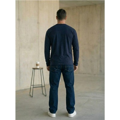 Лонгслив из кулирки с лайкрой М125127в