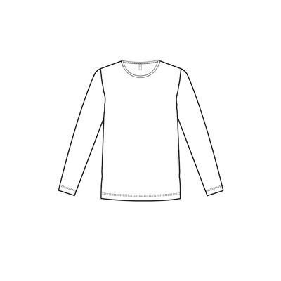 Фуфайка трикотажная для девочек (футболка)