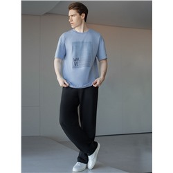 Свободная футболка  с авторским принтом