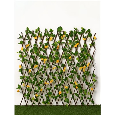 Ограждение декоративное, 175×70 см, «Цветы», МИКС, Greengo