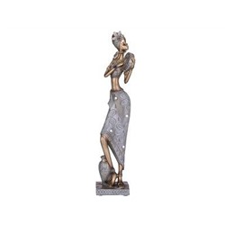 Фигурка АФРИКАНКА 8,5*8*39см серия МАХАРАДЖИ полистоун