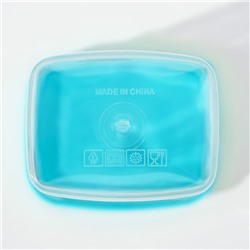 Банки для хранения сыпучих с ложками Доляна «Клумба», набор 3 шт., 250 мл, пластик, МИКС