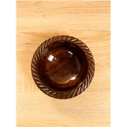 Чаша «Тарталетка», 16×16×5 см, дерево шишам