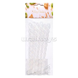 Набор новогодних украшений "Льдинки счастья" (6шт х 13 см)