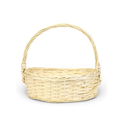 Корзина плетёная для хранения Liana, с ручкой, бежевая, набор 3 шт.