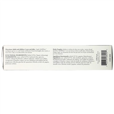 Now Foods, Solutions, XyliWhite, зубная гель-паста, освежающая мята, 181 г (6,4 унции)