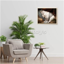 Картина по номерам 40х50 "Толстый котик" (23 цвета)