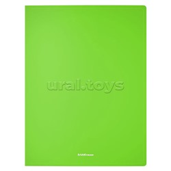 Папка-скоросшиватель пластиковая с пружинным механизмом Matt Neon, A4, ассорти