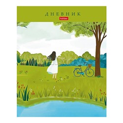 Дневник 1-11кл. 40л "Наедине с собой" А5 тв.переплет ламинация Soft-touch